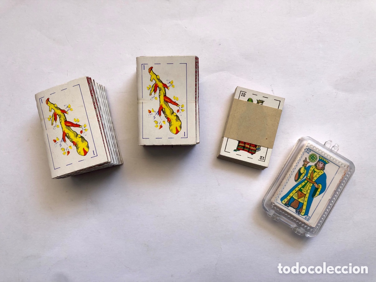 Barajas de cartas: 4 mini barajas espa&ntilde;olas - Foto 2