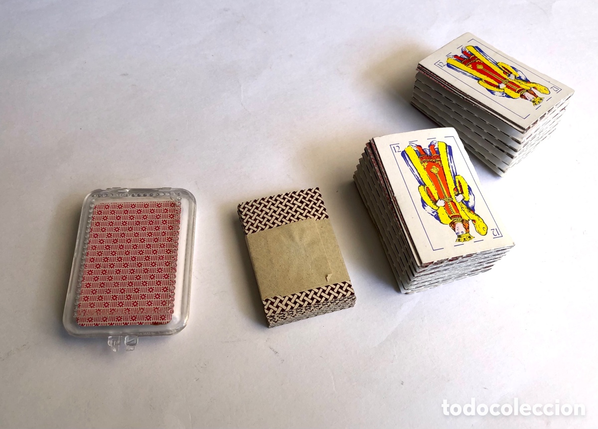 Barajas de cartas: 4 mini barajas espa&ntilde;olas - Foto 4