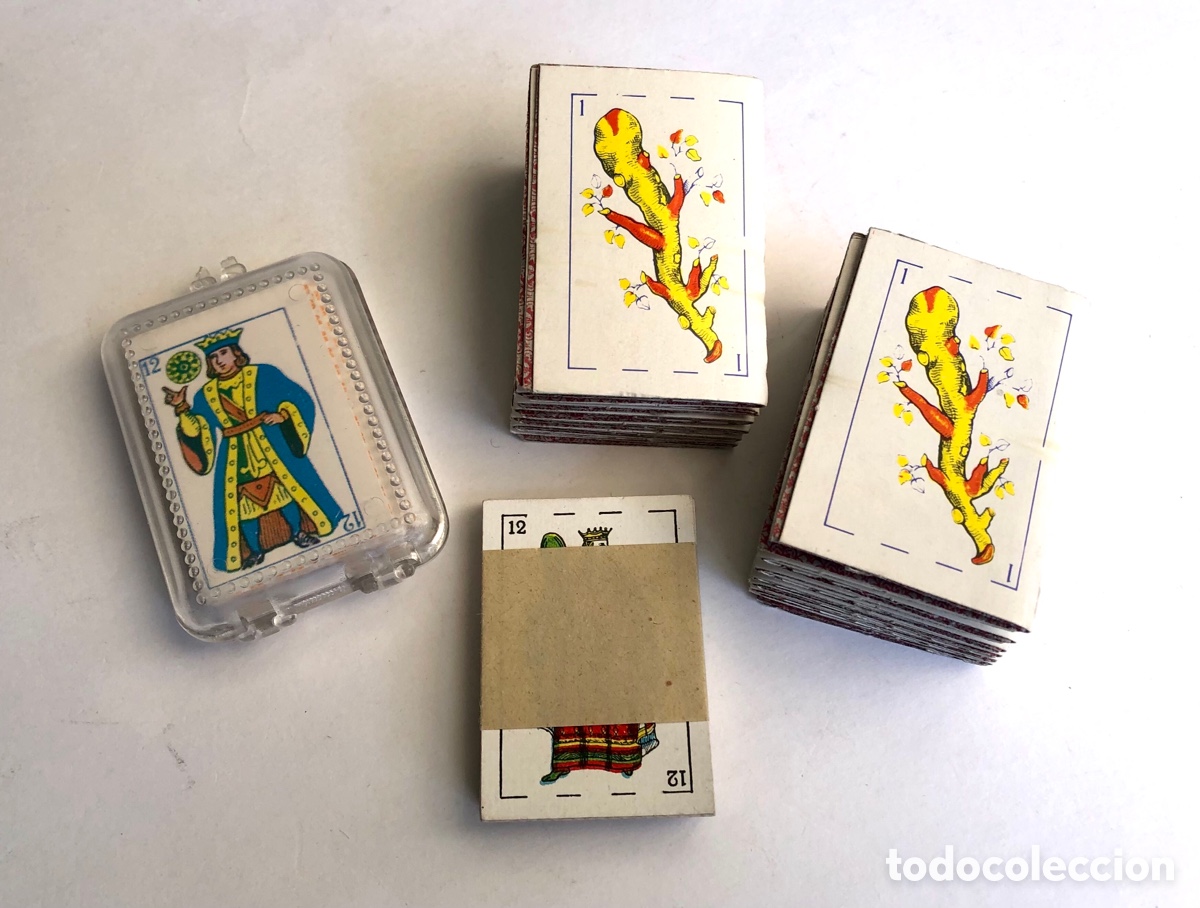 Barajas de cartas: 4 mini barajas espa&ntilde;olas - Foto 1