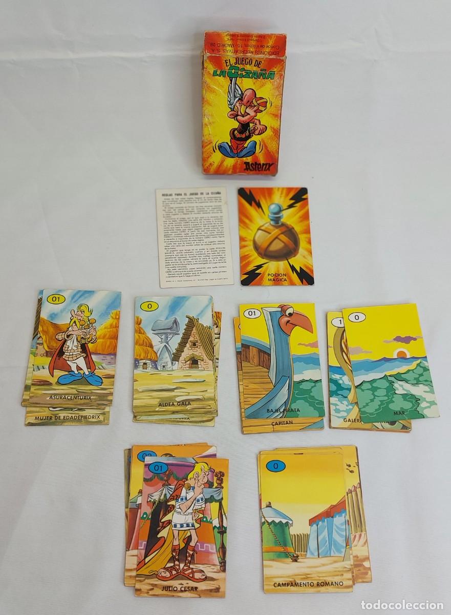 Barajas de cartas: BARAJA DE CARTAS EL JUEGO DE LA CIZA&Ntilde;A ASTERIX, COMPLETA. - Foto 1