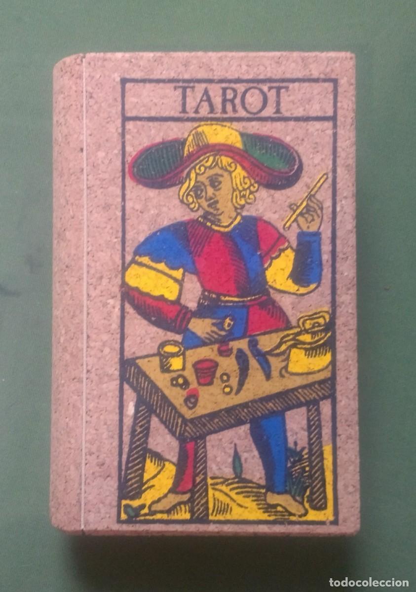 Barajas de cartas: ESTUCHE DE CORCHO - TAROT - Foto 1