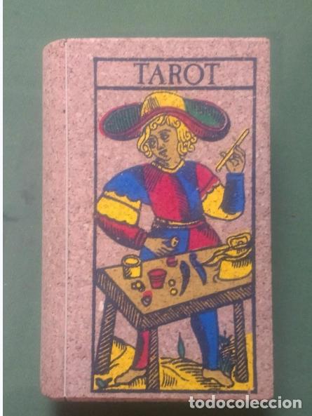 Barajas de cartas: ESTUCHE DE CORCHO - TAROT - Foto 1