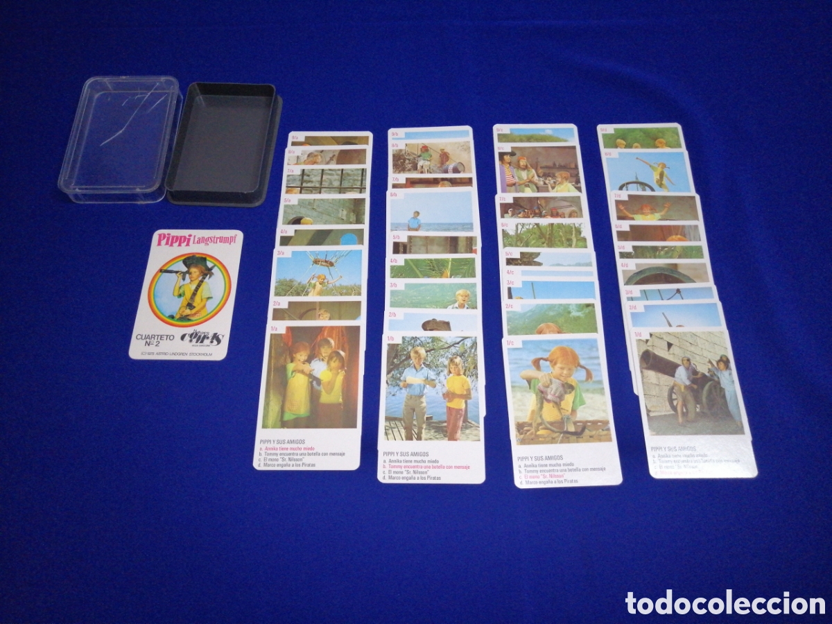 Barajas de cartas: PIPPI LANGSTRUMPF-CUARTETO N&deg;2 BARAJA COMPLETA - Foto 2