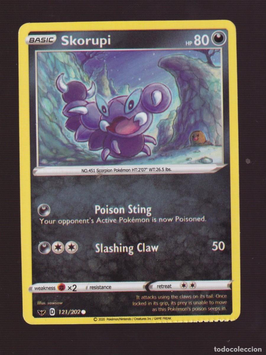 cartas de pokmon skorupi ps 80 ao 2020 n451 - Buy Other antique playing  cards on todocoleccion