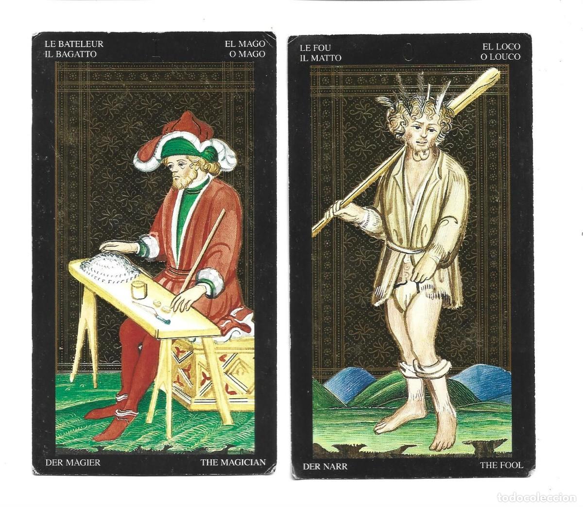Barajas de cartas: 2 Cartas del Tarot usadas - Foto 1