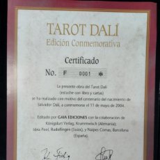 Barajas de cartas: TAROT DALI