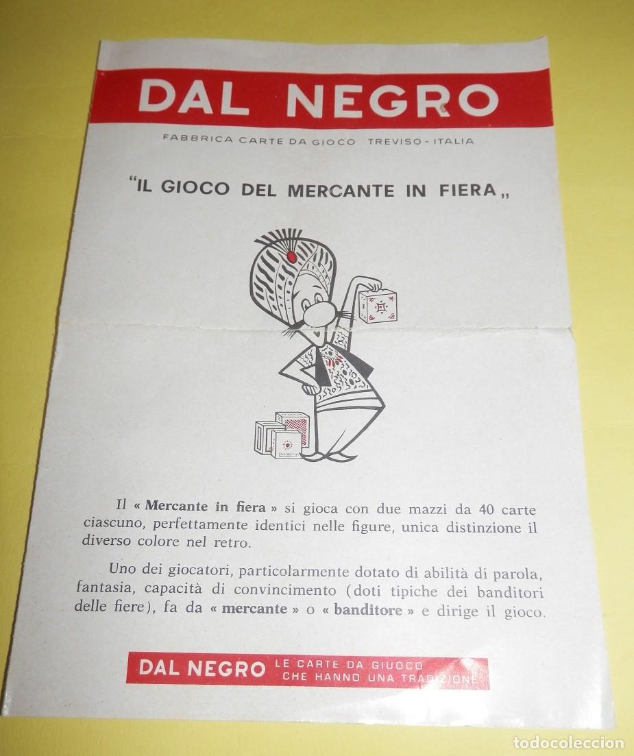 Barajas de cartas: BARAJA DE CARTAS DAL NEGRO - Foto 5