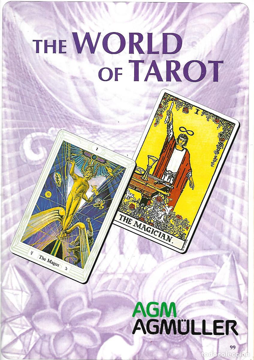 Barajas de cartas: LIBRO DEL MUNDO DEL TAROT DE 27 HOJAS - Foto 1