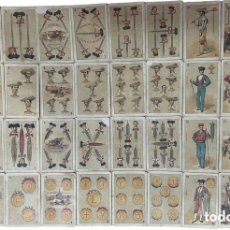 Barajas de cartas: TOREROS. BARAJA 1885 DE PEDRO MALDONADO. 40 NAIPES ORIGINALES DE 1890