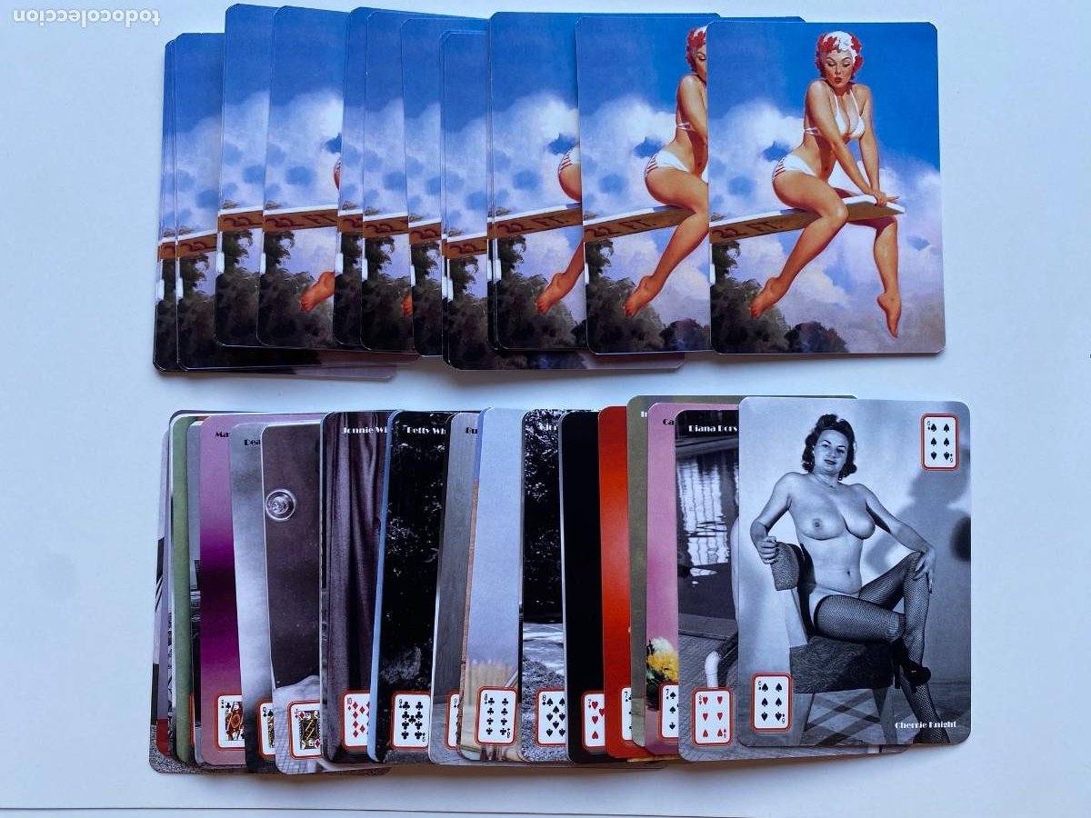 baraja porno - 54 poker porn cards - vintage gi - Buy Antique poker cards  on todocoleccion