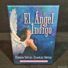 Barajas de cartas: EL ANGEL INDIGO - 44 CARTAS DEL ORACULO - GUY TREDANIEL EDICIONES - VER FOTOS / CAA