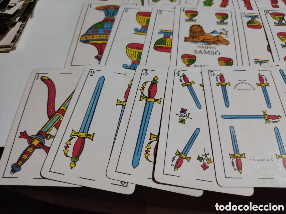 Barajas de cartas: Naipes SAMSO Barcelona, naipes Comas - Foto 6