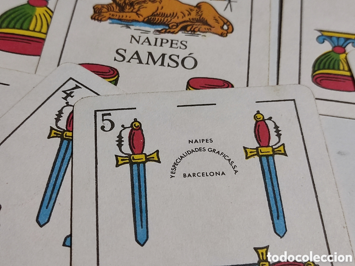 Barajas de cartas: Naipes SAMSO Barcelona, naipes Comas - Foto 11