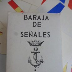 Barajas de cartas: BARAJA DE SEÑALES..JEFATURA DE INSTRUCCION..MINISTERIO DE MARINA..AÑOS 60.PARA ESTUDIO DE SEÑALEROS