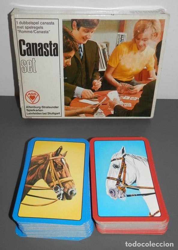 Barajas de cartas: SET-BARAJAS DE CARTAS-CANASTRA ASS - Foto 2