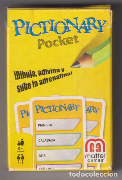 Barajas de cartas: Baraja Pictionary Pocket - Foto 1
