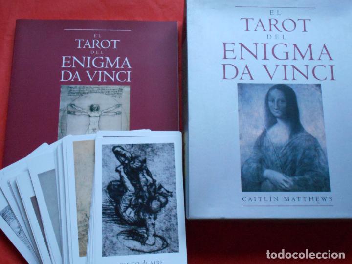 Barajas de cartas: TAROT EL ENIGMA DA VINCY CARTAS Y LIBRO - Foto 1