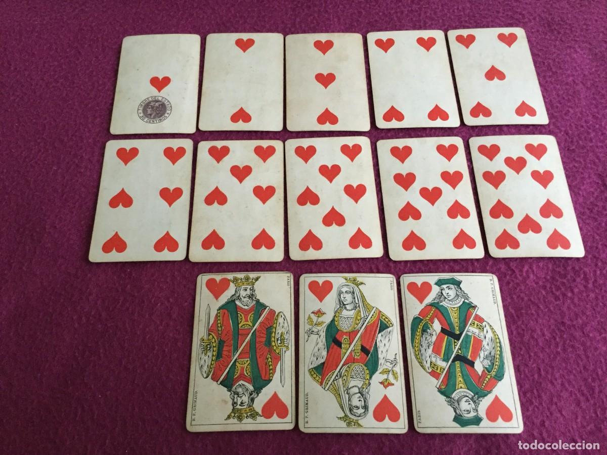 antigua baraja completa de poker de 52 cartas-g - Acheter Autres