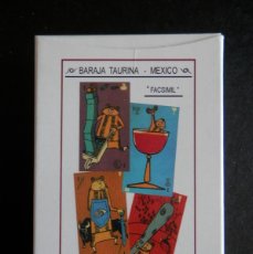 Barajas de cartas: BARAJA TAURINA MÉXICO, FACSÍMIL NUMERADO 47 DE 200, NUEVA, DE COLECCIÓN.