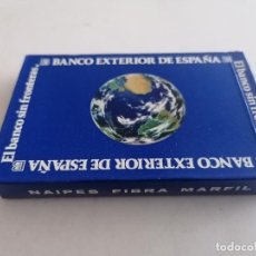 Barajas de cartas: BARAJA DE CARTAS ESPAÑOLA, FOURNIER, PUBLICIDAD BANCO EXTERIOR DE ESPAÑA