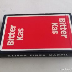 Barajas de cartas: BARAJA DE CARTAS ESPAÑOLA, FOURNIER, PUBLICIDAD BITTER KAS