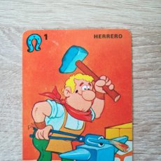 Barajas de cartas: HERRERO, CARTA Nº 1, BARAJA JUEGO DE LOS OFICIOS - HERACLIO FOURNIER - AÑO 1982.