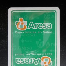 Barajas de cartas: BARAJA ARESA, COMAS Nº 17, REVERSO VERDE, RARO, PRECINTADA, SIN USO, DE COLECCIÓN.