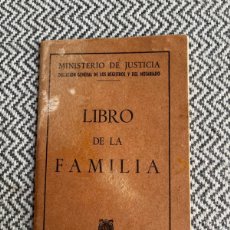 Barajas de cartas: IK29 ANTIGUO LIBRO DE FAMILIA 1945