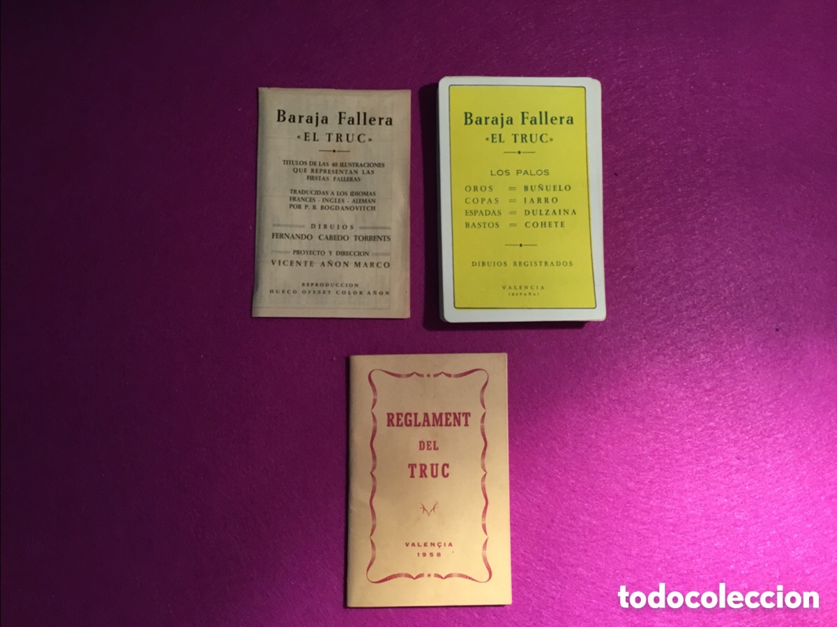 Barajas de cartas: Baraja fallera &ldquo;El Truc&rdquo; - Foto 2