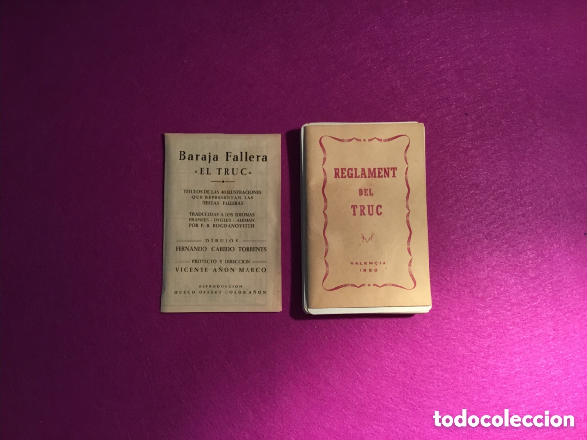 Barajas de cartas: Baraja fallera &ldquo;El Truc&rdquo; - Foto 3