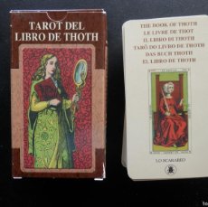 Barajas de cartas: BARAJA TAROT DEL LIBRO DE THOTH, 78 CARTAS, NUEVA, SIN USO DE COLECCIÓN
