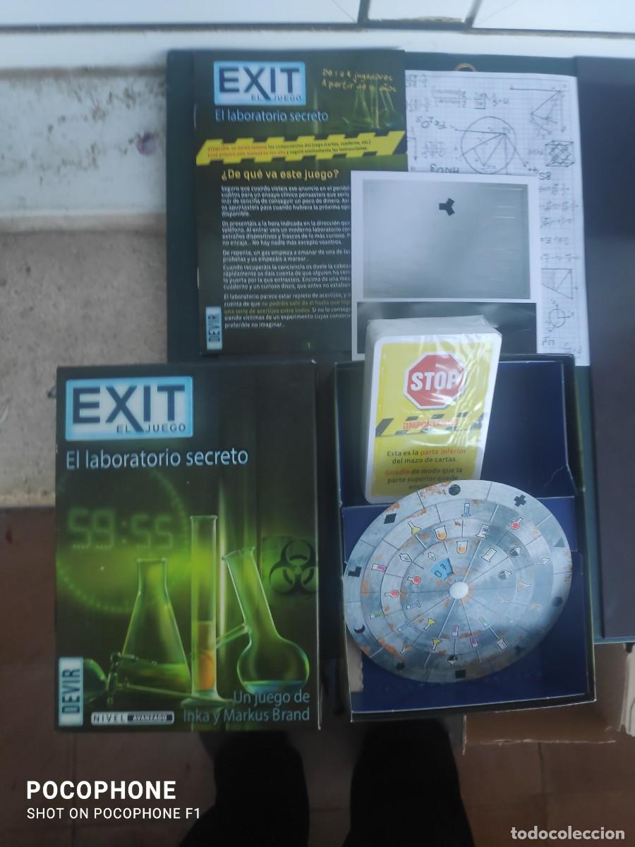 Barajas de cartas: DEVIR * EXIT: EL LABORATORIO SECRETO * - Foto 3