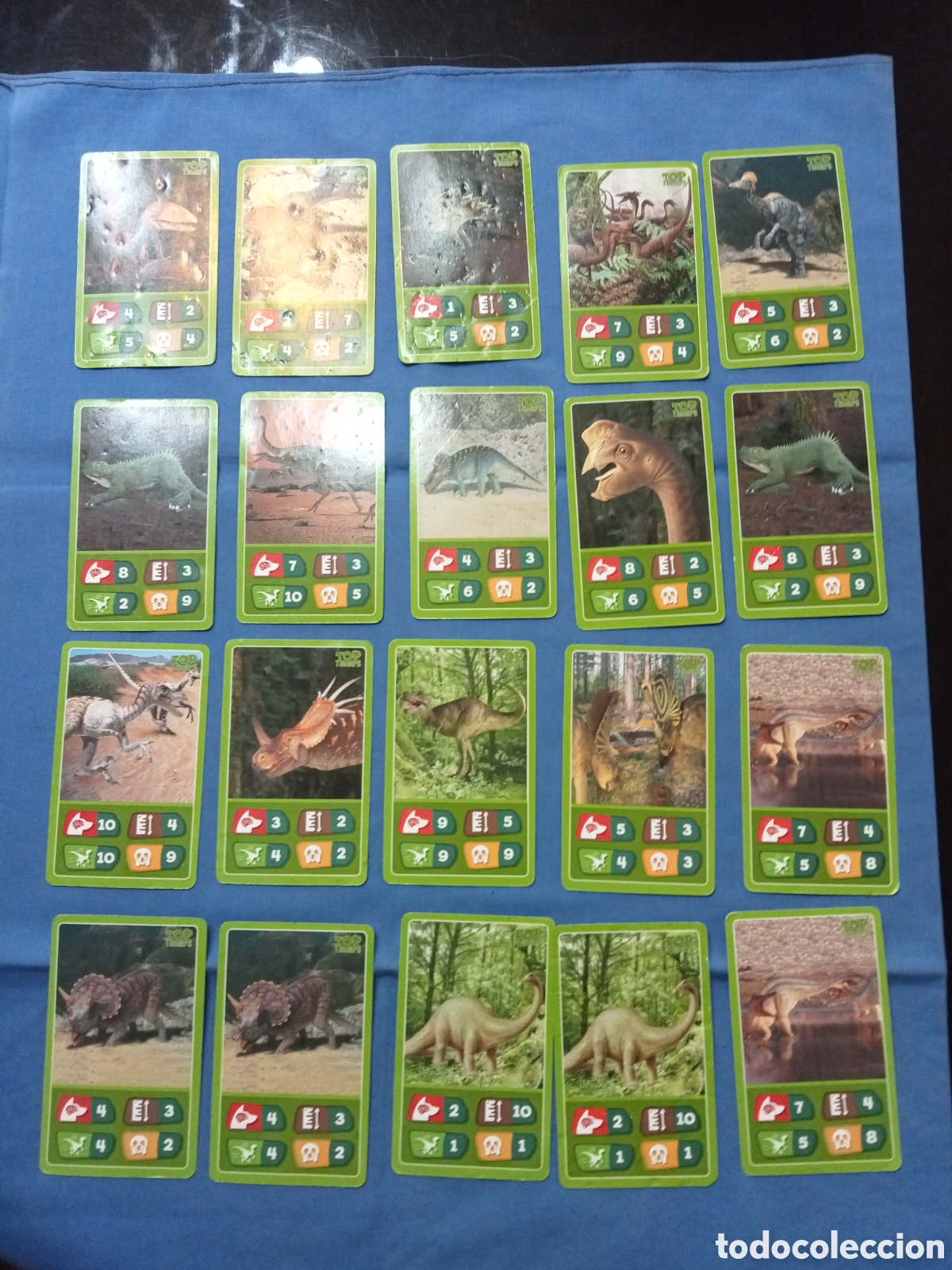 Barajas de cartas: 20 cartas Top Trumps dinosaurio - Foto 1