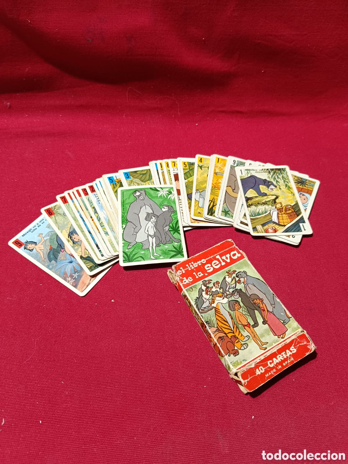 Barajas de cartas: Baraja infantil EL Libro de la Selva 1966 - Foto 1