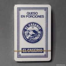 Barajas de cartas: BARAJA ESPAÑOLA PROMOCIONAL DE QUESO EN PORCIONES EL CASERIO. AÑO 1980. NAIPES COMAS