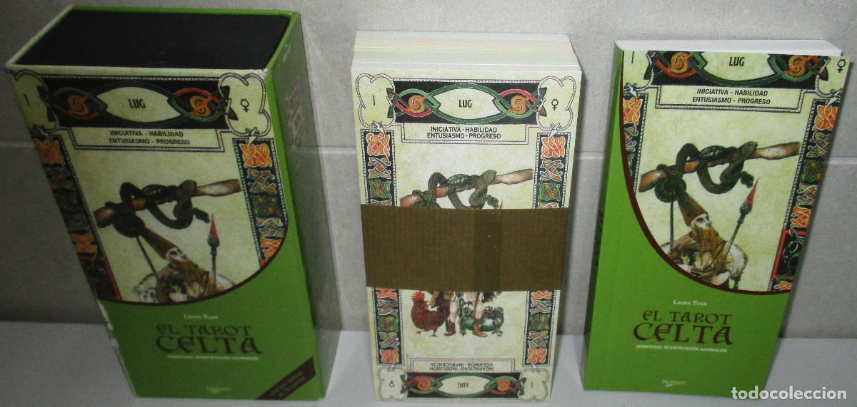 Barajas de cartas: EL TAROT CELTA, baraja + libro, De Vecchi 2006 - Foto 1