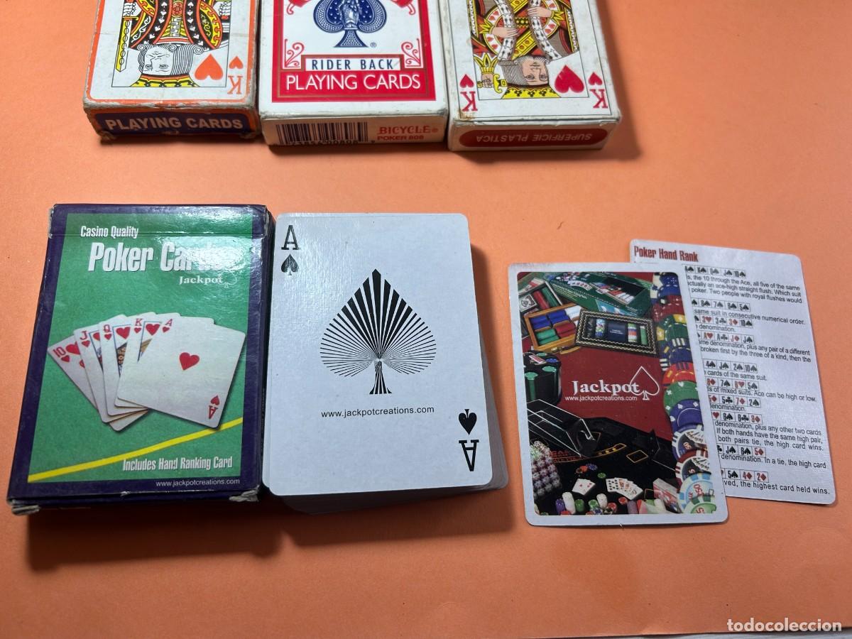 Barajas de cartas: LOTE DE BARAJAS DE POKER - Foto 10