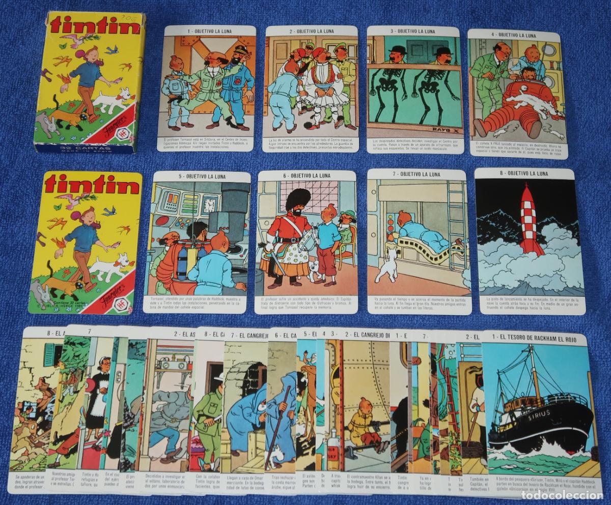 Barajas de cartas: Tintin - Fournier (1981) &iexcl;Completa! - Foto 2