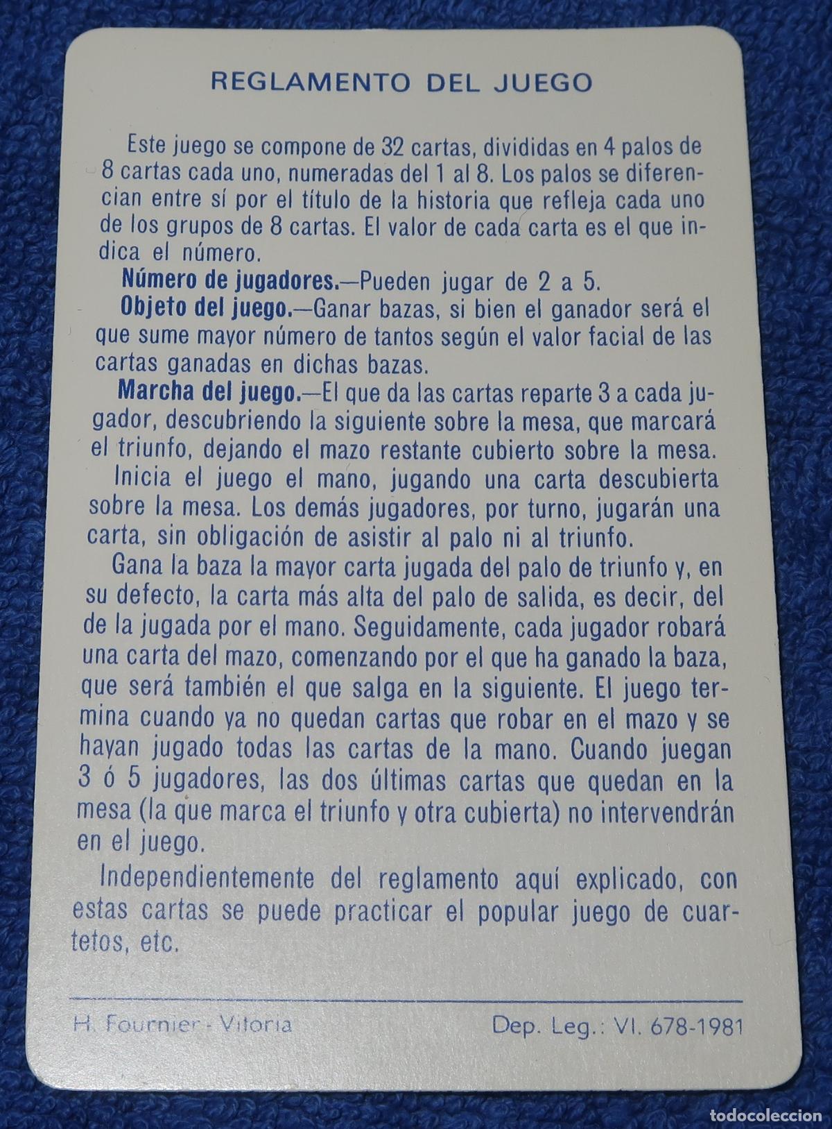 Barajas de cartas: Tintin - Fournier (1981) &iexcl;Completa! - Foto 3
