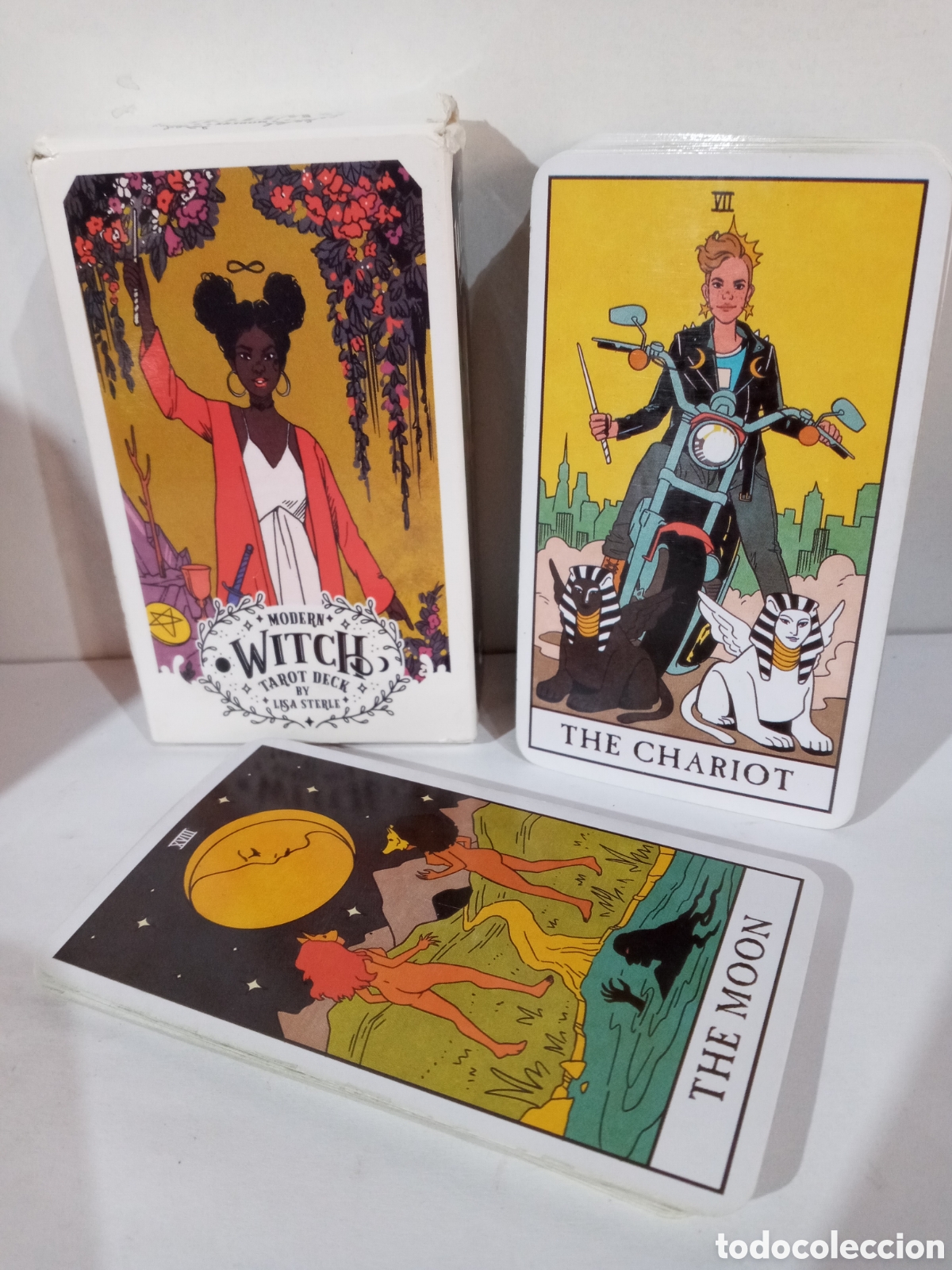 Barajas de cartas: MODERN WITCH TAROT DECK BY LISA STERLE - Foto 3