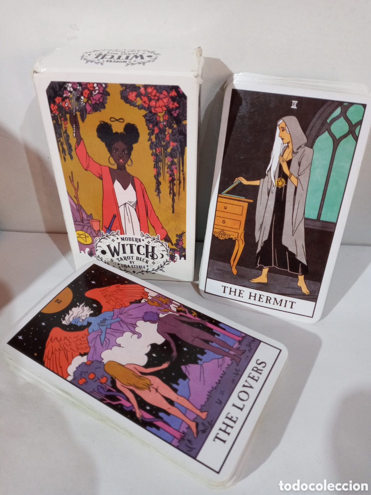 Barajas de cartas: MODERN WITCH TAROT DECK BY LISA STERLE - Foto 4