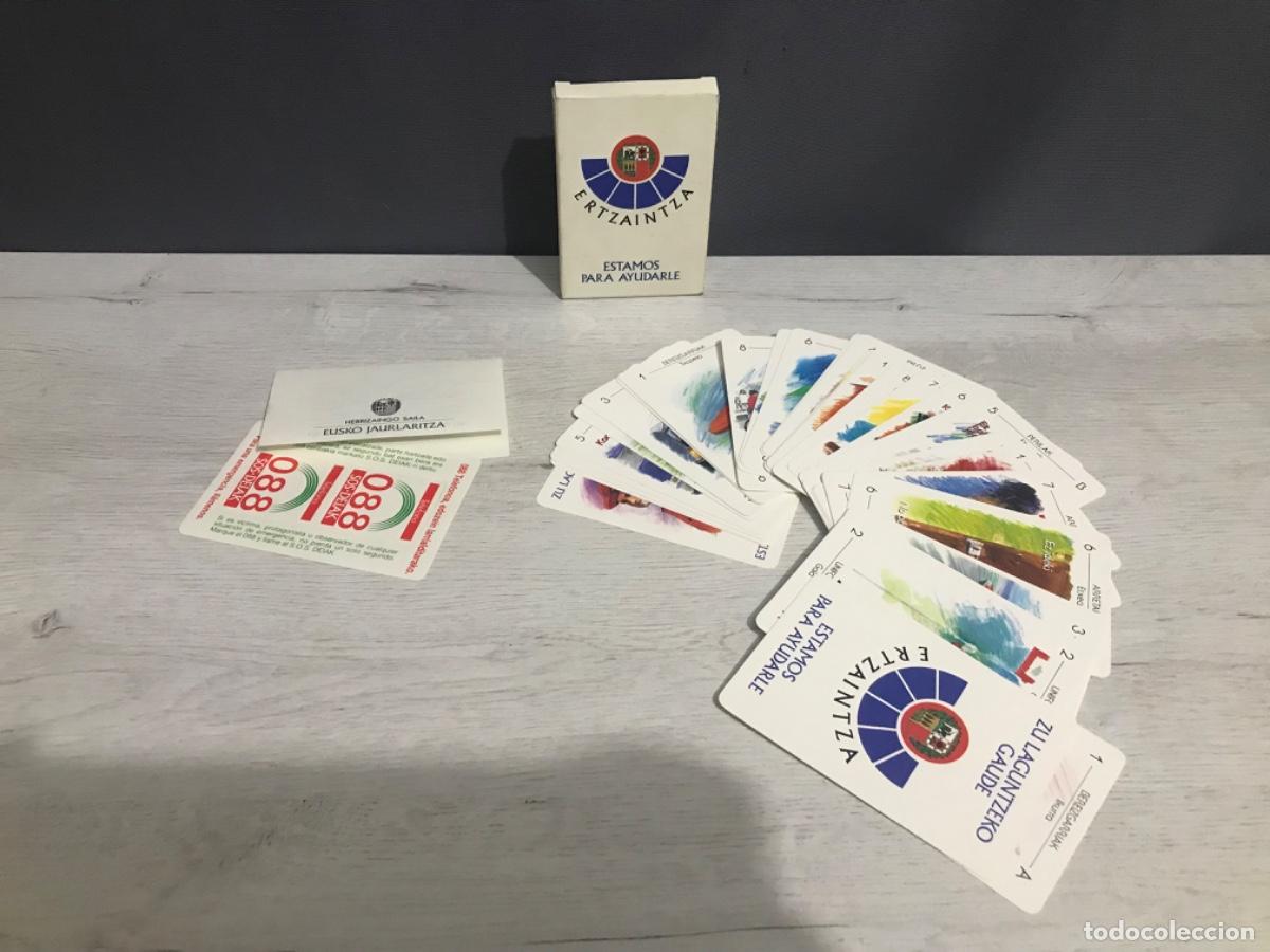 Barajas de cartas: Baraja de la Ertzaintza completa - Foto 1