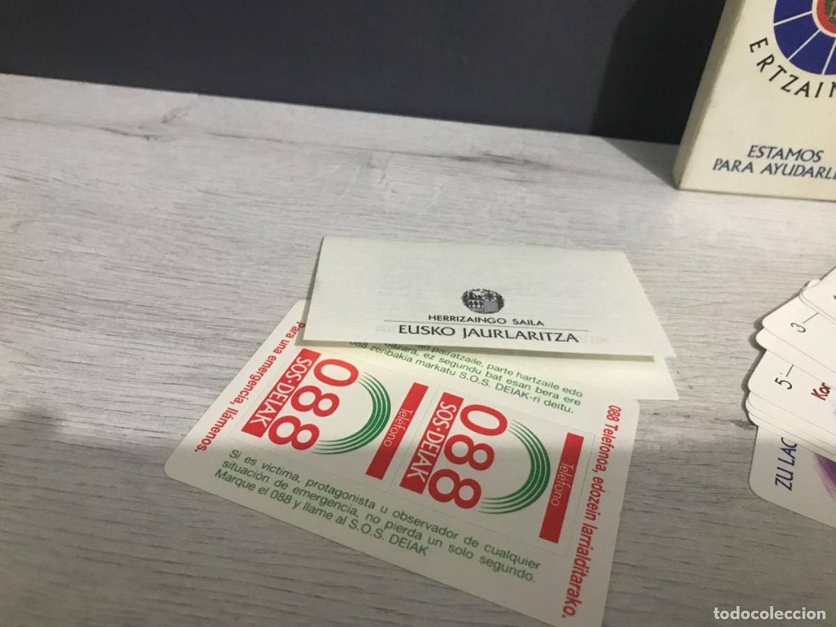 Barajas de cartas: Baraja de la Ertzaintza completa - Foto 12