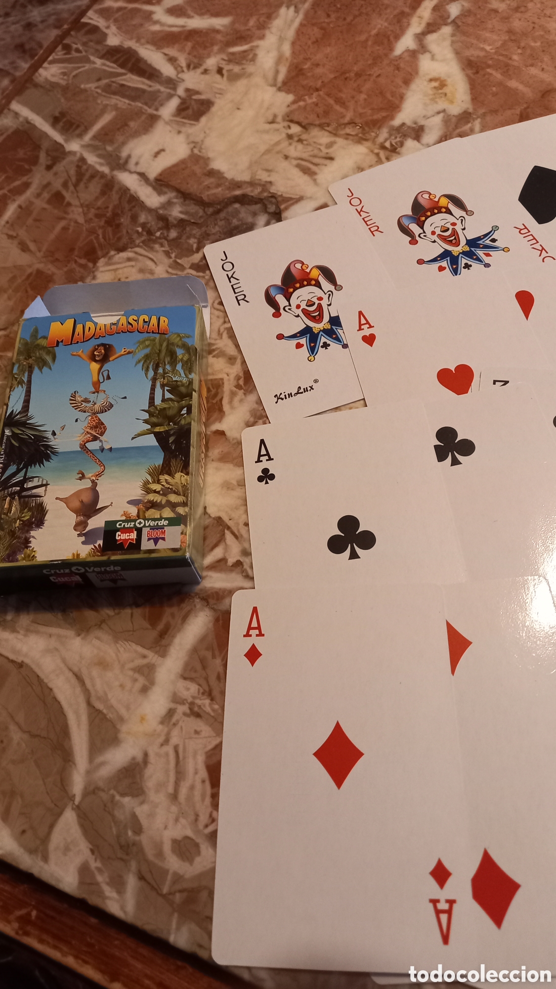 Barajas de cartas: Baraja poker Madagascar - Foto 3