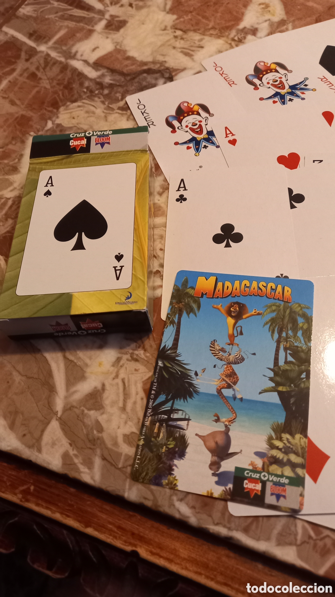 Barajas de cartas: Baraja poker Madagascar - Foto 1