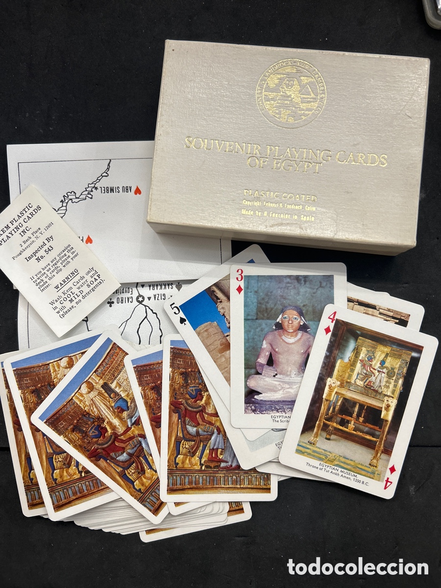 Barajas de cartas: Baraja de poker, egipcio - Foto 1