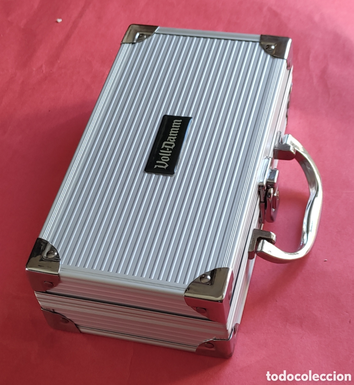 Barajas de cartas: Caja aluminio de poker - Foto 2