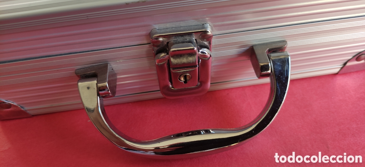 Barajas de cartas: Caja aluminio de poker - Foto 7