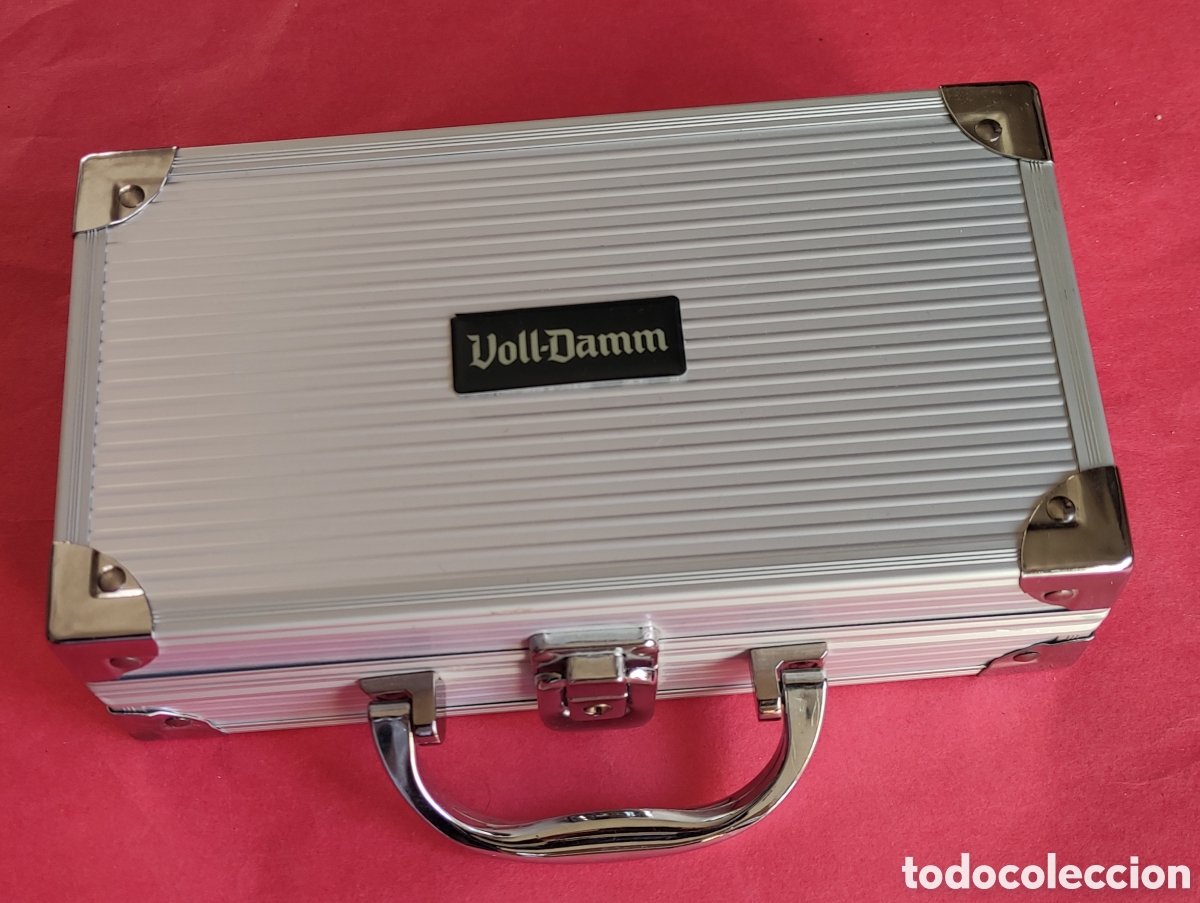 Barajas de cartas: Caja aluminio de poker - Foto 1