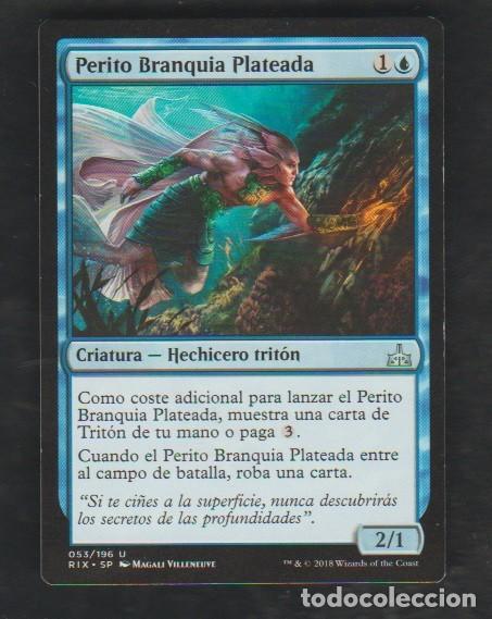 Barajas de cartas: MAGIC THE GATHERING : PERITO BRANQUIA PLATEADA ( TRITON ) - Foto 1